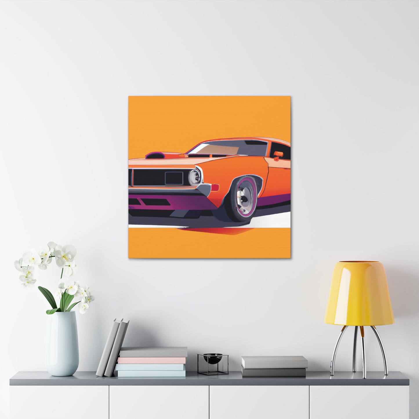 Hot Rod Boomerang - Automobile - Canvas