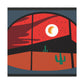 Aurora Bloom- Midcentury - Canvas