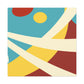 Sunburst Glory - Midcentury - Canvas