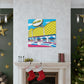 Boardwalk Pinball Palace - Canvas Pop Art