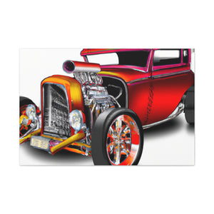 Hot Rod Lightning - Automobile - Canvas