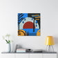 "Toned Angles- Midcentury" - Canvas