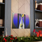 "The Gleaming Facades of Art Deco" - Retro Design Canvas