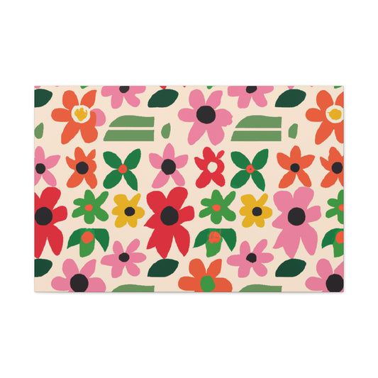 Posy Paradise - Floral - Canvas