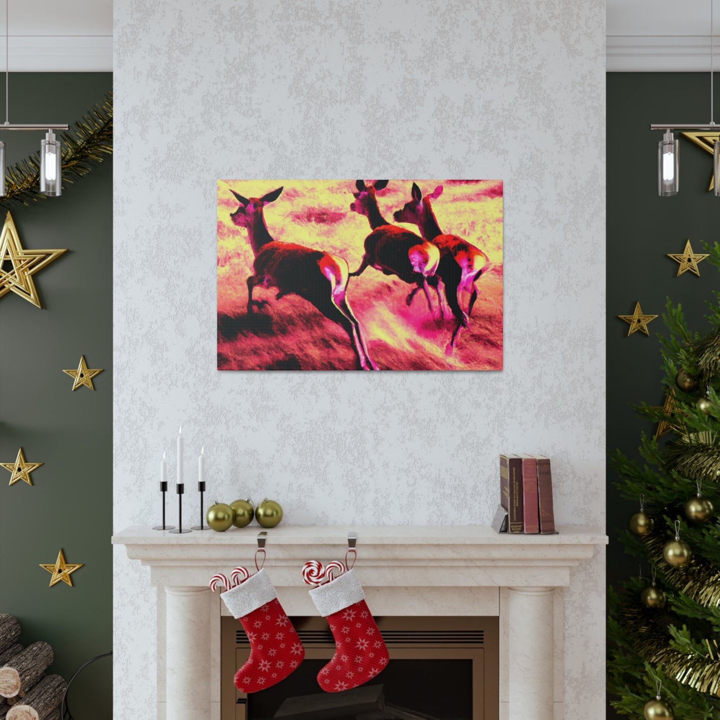 Prancing- Canvas - Wildlife