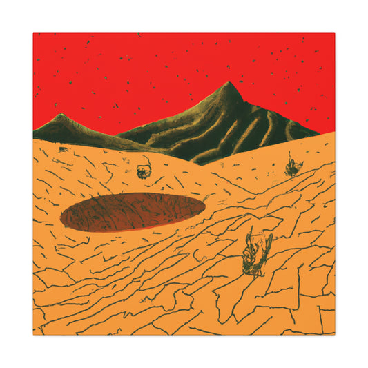Candied Sand - Vintage Contemporary - Desert - Canvas