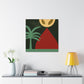"Majestic Vibrancy - Midcentury" - Canvas