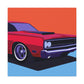 Retro Rocket - Automobile - Canvas