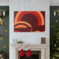 Circular Bliss - Midcentury Canvas