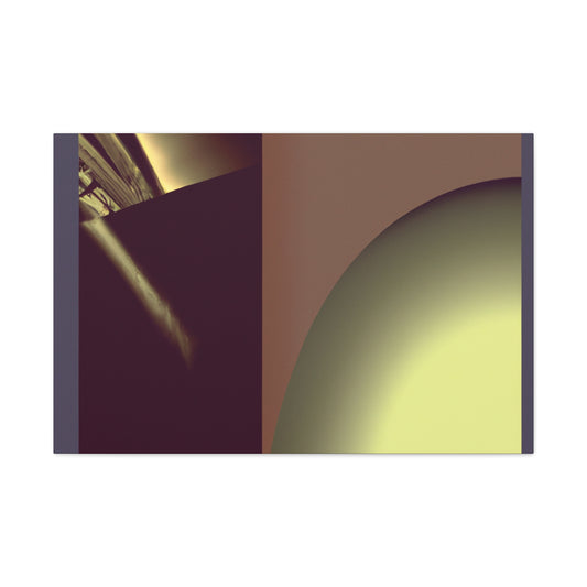 "Twilight Skyline" - Art Deco Canvas