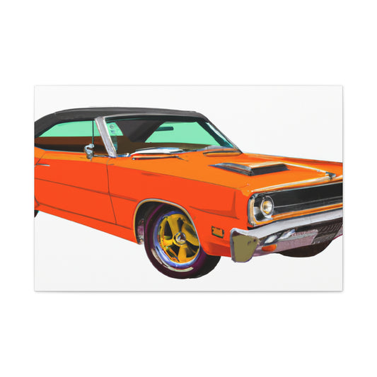 Blue Streak - Automobile - Canvas