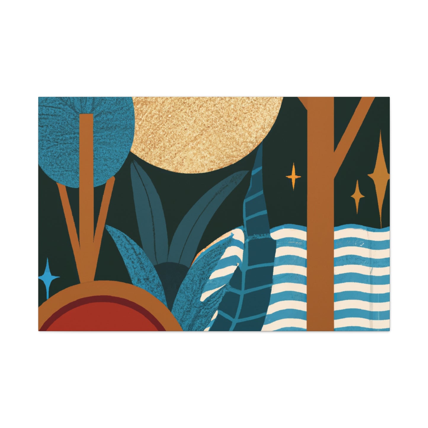 Roadmap to Progress - Midcentury - Canvas