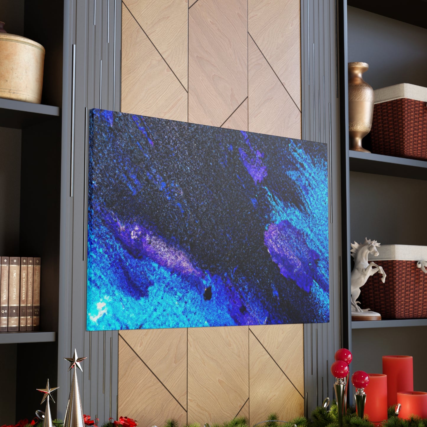 Blue Haze - Abstract Canvas