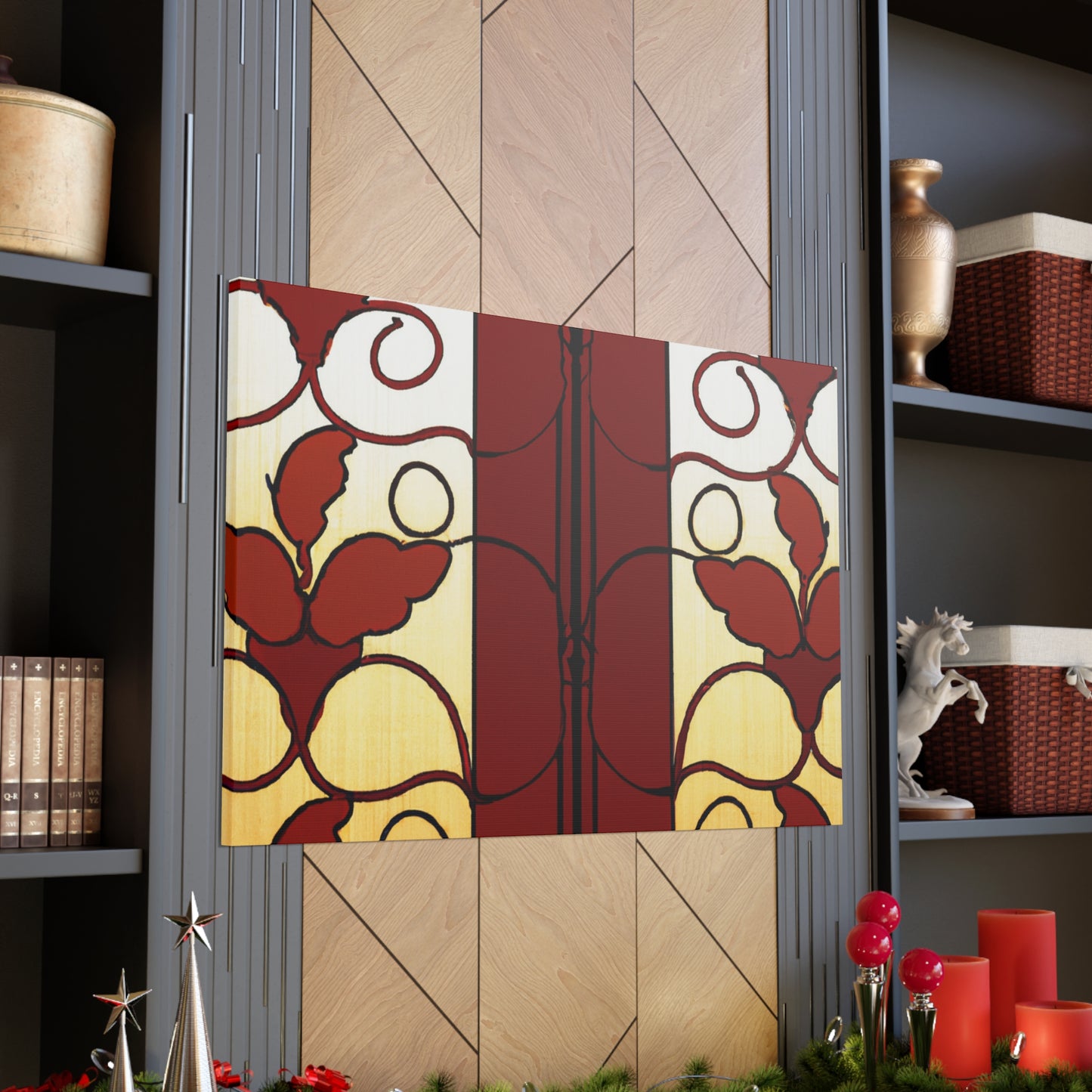 Fall Leaf - Glass Canvas