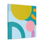 Pigment Paradise- Midcentury - Canvas