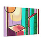 Starbursts in the Night- Midcentury - Canvas