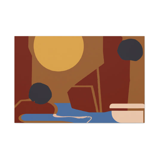 Private Time - Midcentury Canvas
