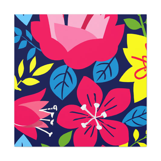 Blossomran - Floral - Canvas