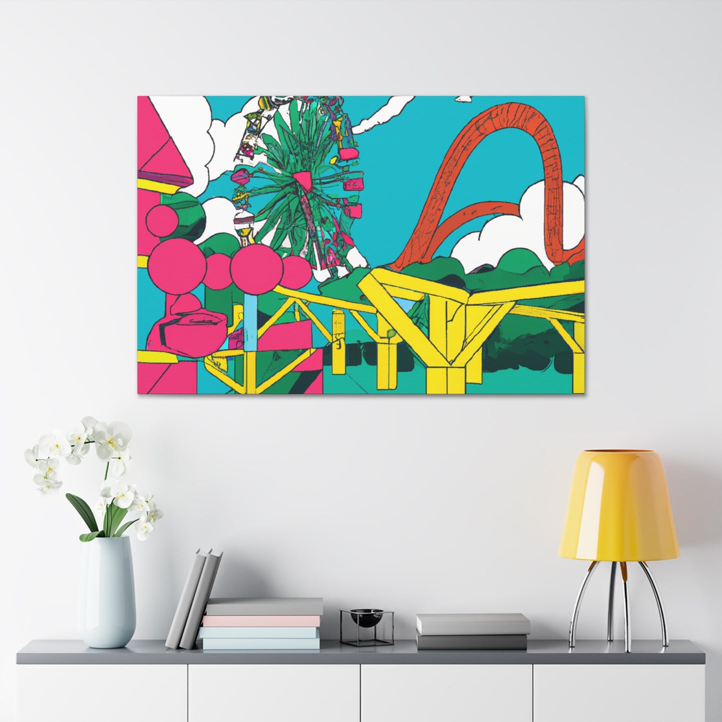 Enchanted Eden - Landscape - Amusement - Canvas