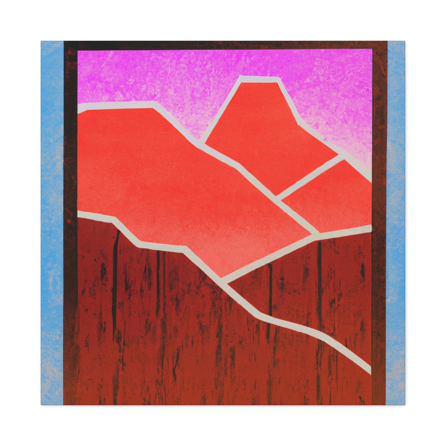 Vibrant Bloom - Midcentury - Canvas
