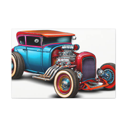 The Flaming Fury - Automobile - Canvas