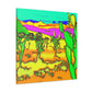 Parched Horizon- Landscape - Canvas