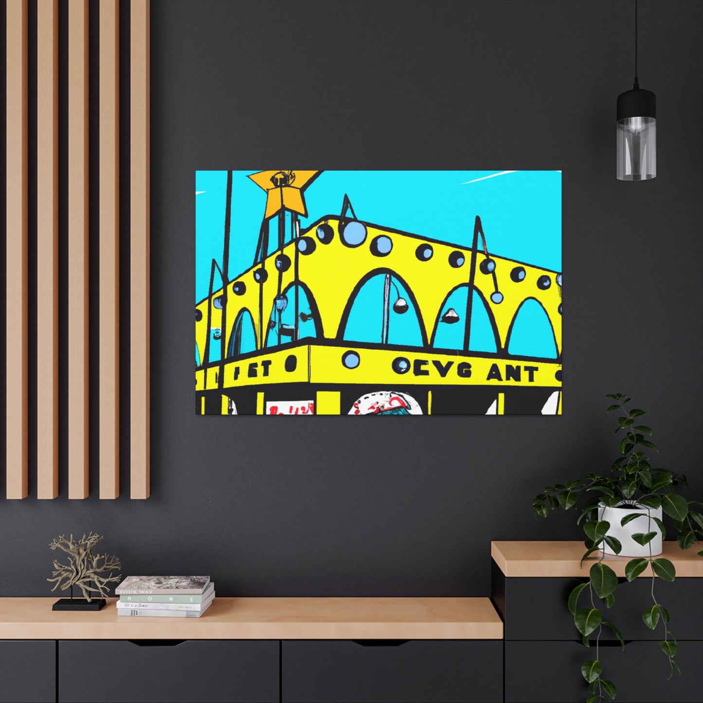 Sock-Hop-A-Round. - Pop Art Canvas