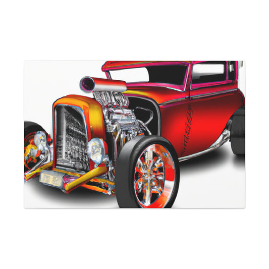 Hot Rod Lightning - Automobile - Canvas