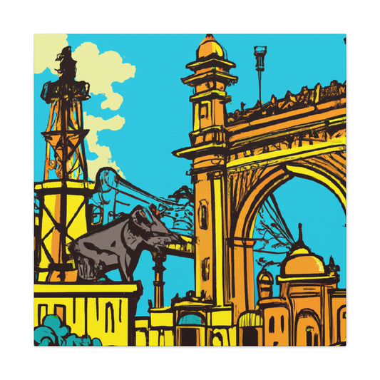 Saffron Seaside - Destination India - Canvas