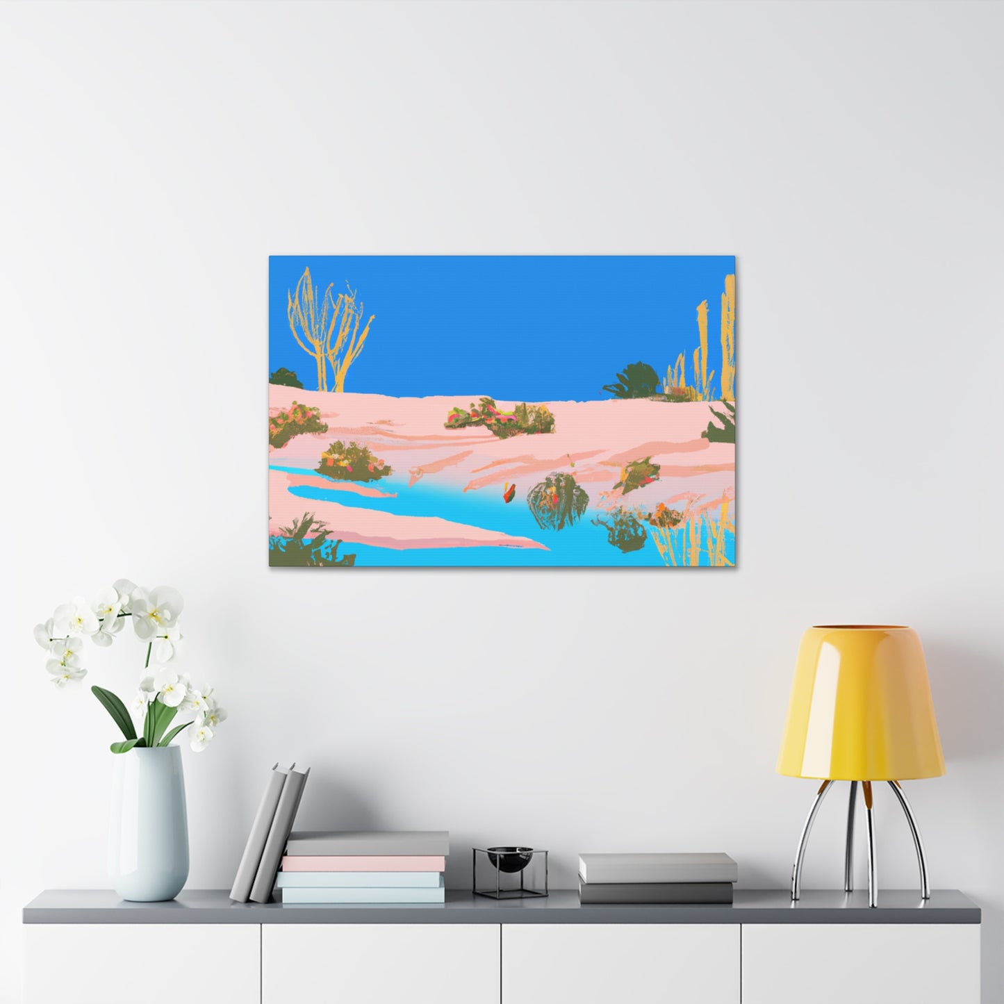 Blue Desert Mirage – Landscape - Canvas