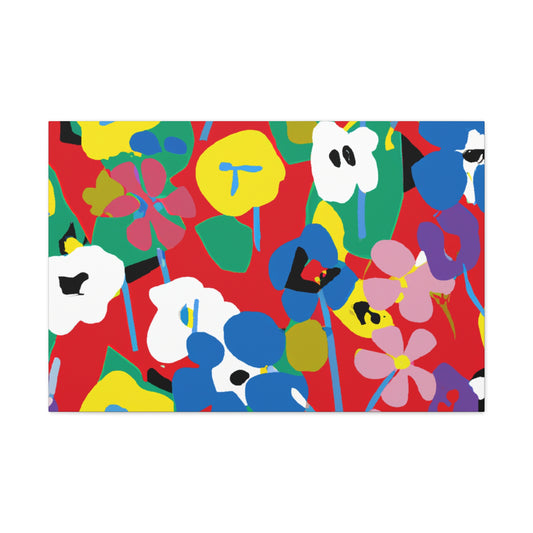 Flower Fairy Adventures - Floral Canvas
