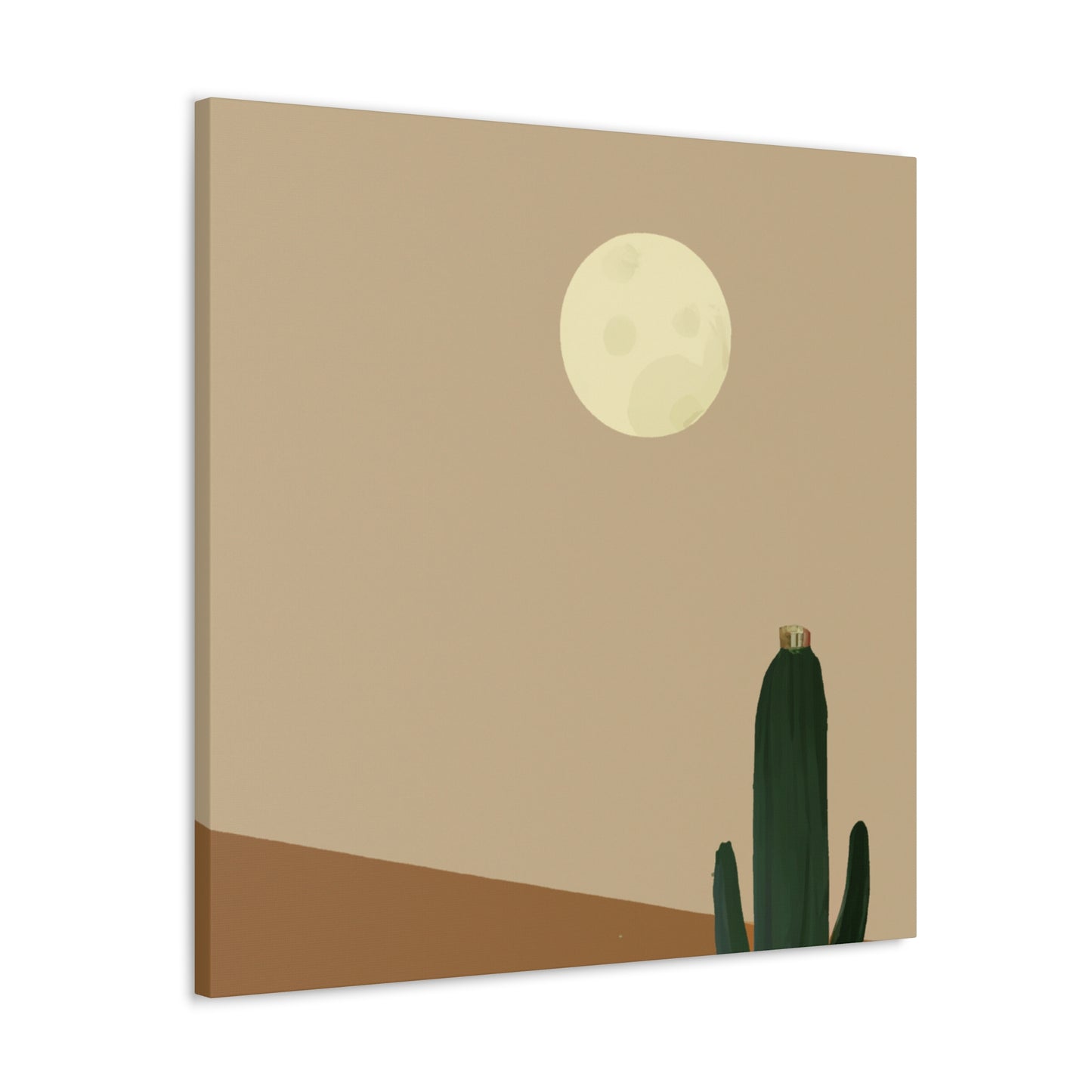 "Scalloped Elegance - Vintage Contemporary" - Desert Canvas