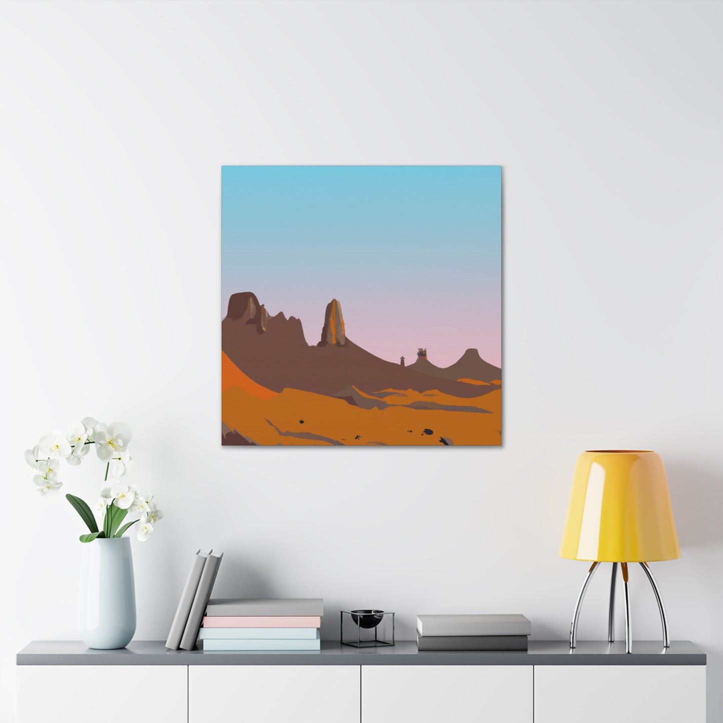 Sahara Oasis - Landscape - Canvas