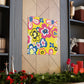 Flower Jamming - Floral Canvas