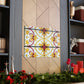 Cheery Citrus Splash - Glass Canvas