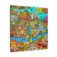 Glorious Getaway - Destination India - Canvas