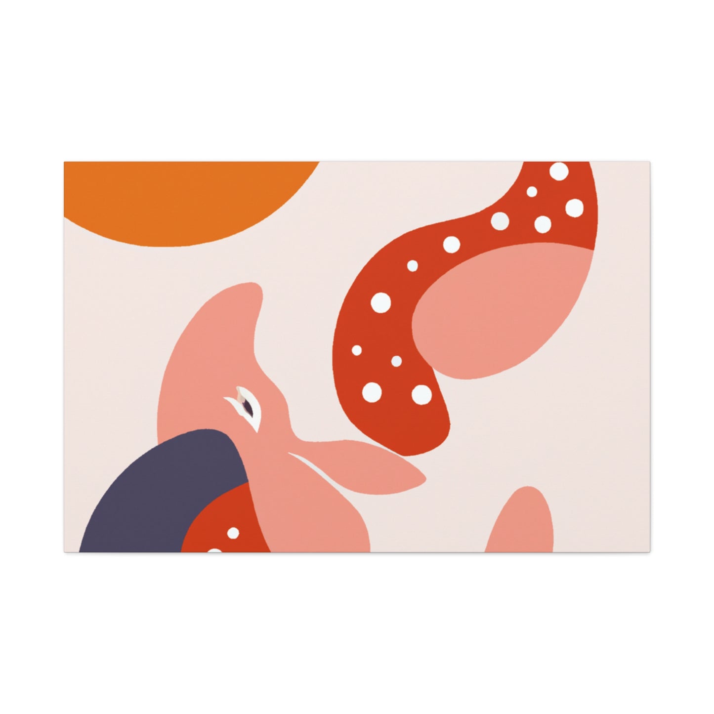 Utopia Garden- Midcentury - Canvas