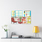 "Disco Dance- Midcentury" - Canvas