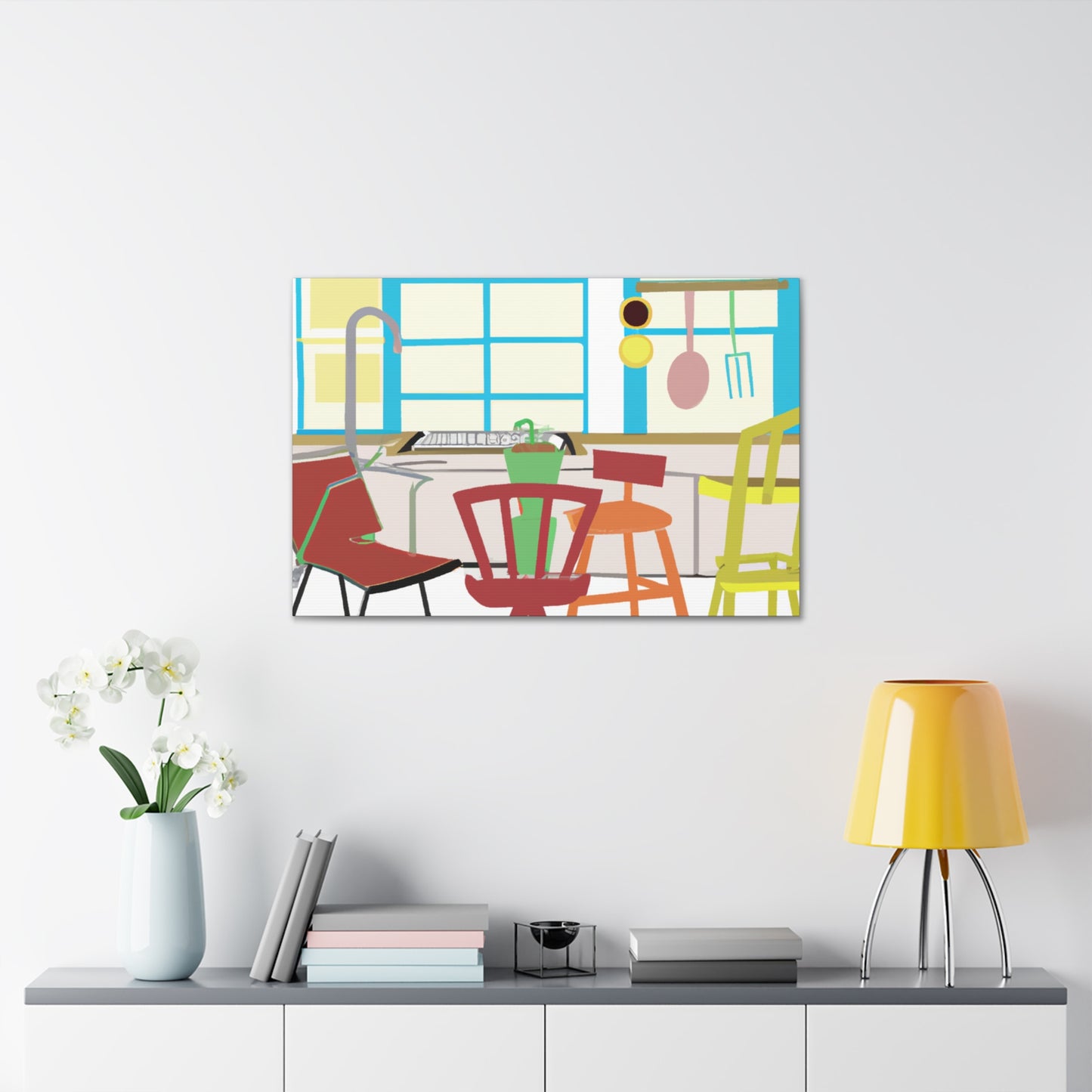 "Disco Dance- Midcentury" - Canvas