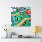 Verdant Vista - Landscape - Amusement - Canvas