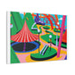 Bloomscape Park - Landscape - Amusement Canvas