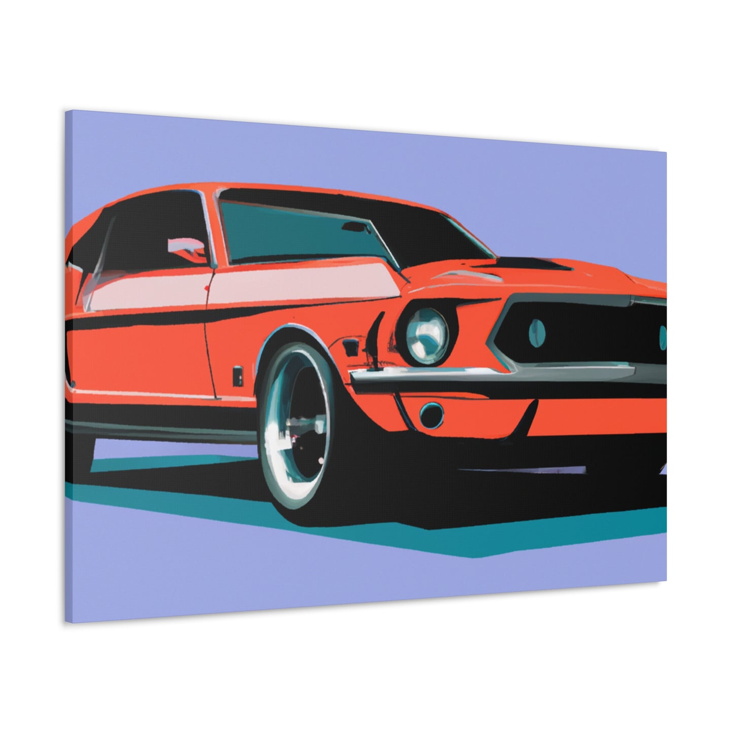 Rumble Rider - Automobile - Canvas