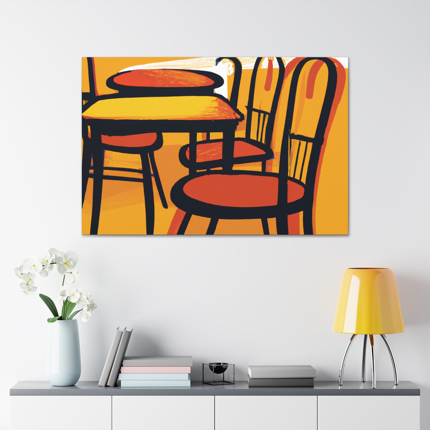 "Cosmic Beauty - Midcentury" - Canvas