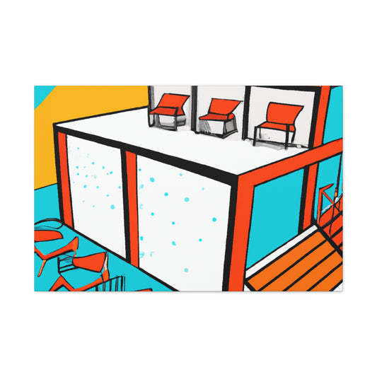 "Soundscape Journey - Midcentury" - Canvas -  Pop Art
