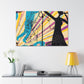 "Crankin' Tracks - Retro Music" - Canvas