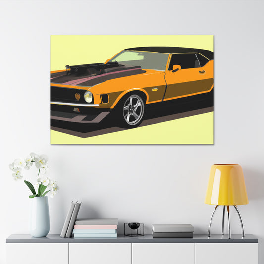 Smokin' Ruby - Automobile - Canvas