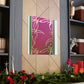 Pink Panel - Glass Canvas