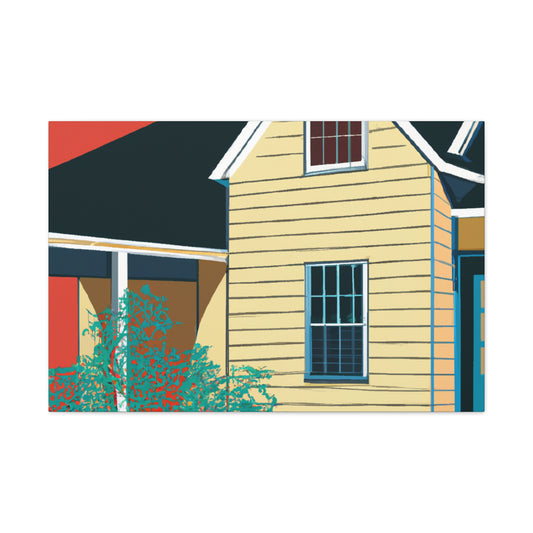 "Dawning Orbit - Midcentury" - Canvas