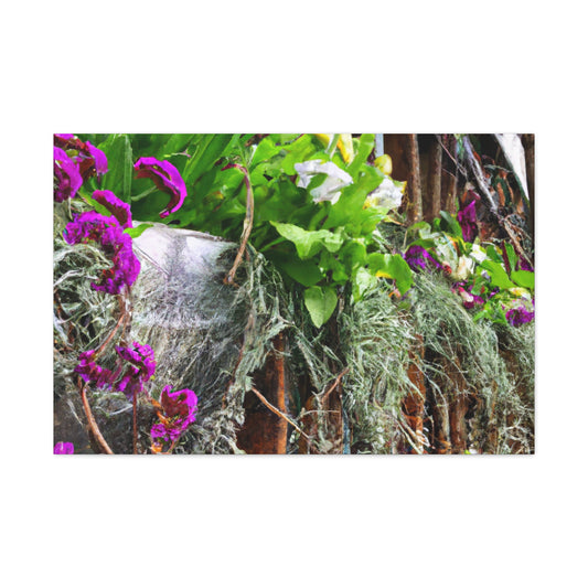 "Garden of Abundance" - Floral Canvas