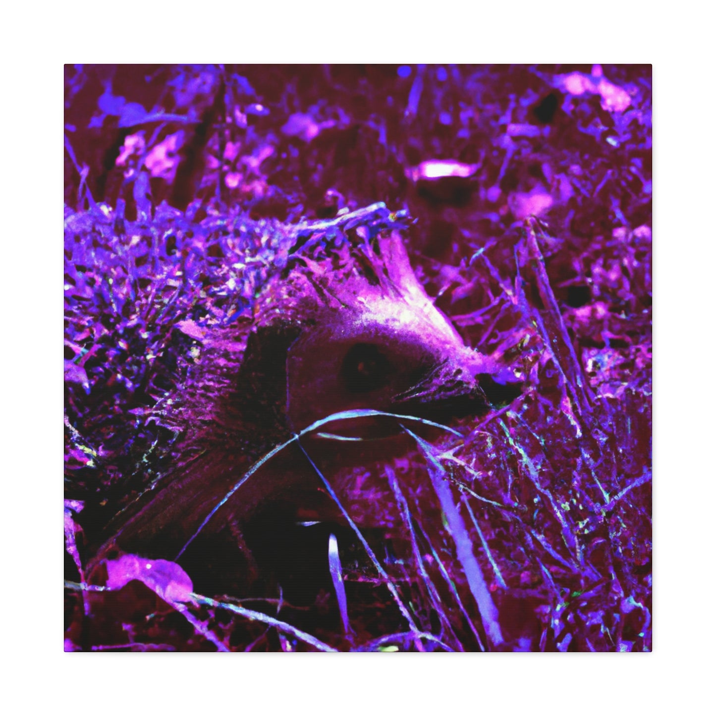 Purple Porcipine. - Canvas - Wildlife